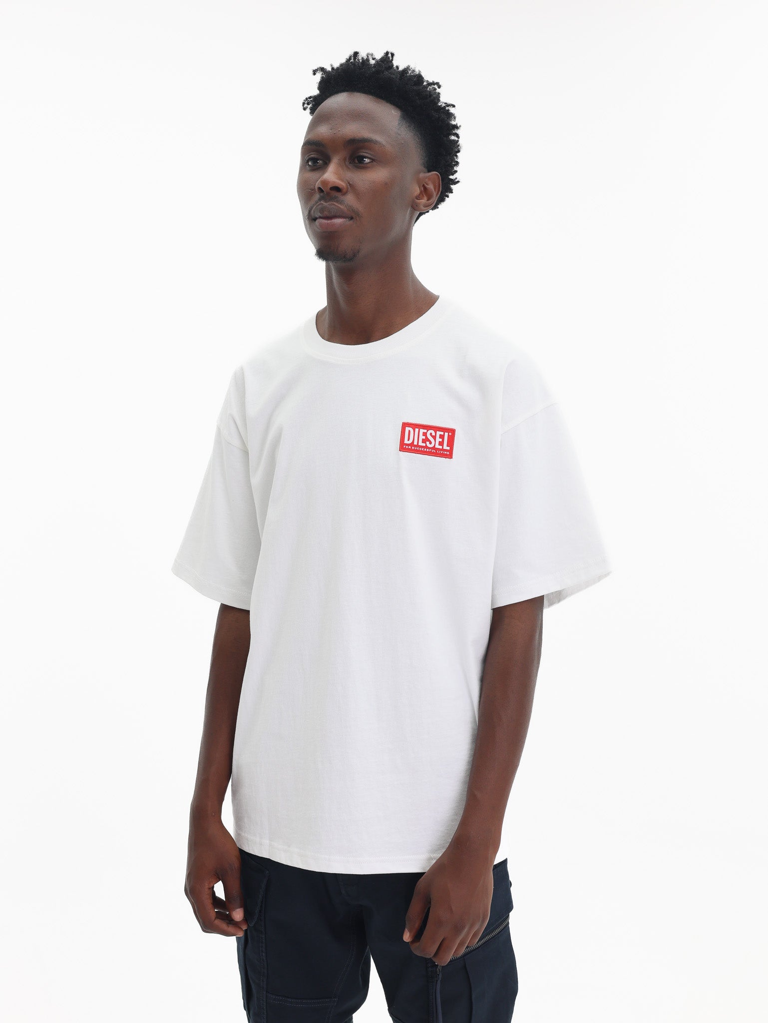 Diesel T-Shirt Boxt Lab White